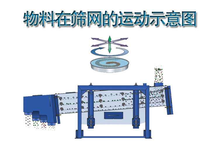 方形搖擺篩物料的運(yùn)動(dòng)軌跡圖